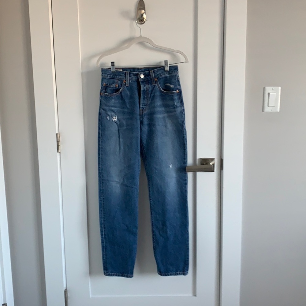 Levi’s 501 buttonfly blue jeans